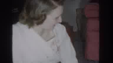 Nebraska USA (1955): Medium Length Hair Brunette Woman Speaking Kindly To Brunette