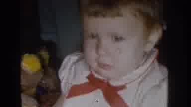 Nebraska USA (1955): Baby Girl Birthday Celebration With Her Family