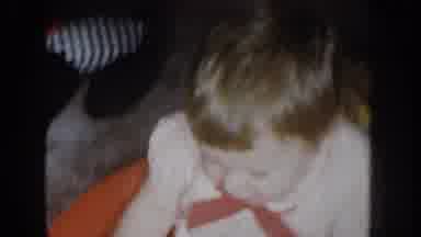 Nebraska USA (1955): One Beautiful Child Playing Them