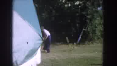 Nebraska USA (1955): The Children Are Playing In The Ball Game In The Ground
