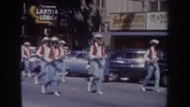 South Dakota USA (1955): People Marching Through The Event
