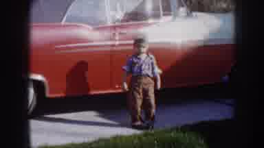 Nebraska USA (1956): Some Childrens Played In A Garden