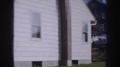 Nebraska USA (1956): Video Of A White House With Green Yard In A Rural