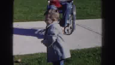 Nebraska USA (1956): Kids Running In The Road