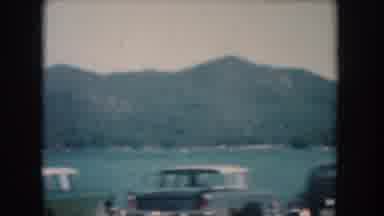 South Dakota USA (1956): Experiencing A Fun And Sunny Day At The Beach With A
