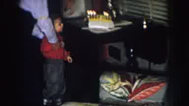 Nebraska USA (1957): Happy Birthday To The Birthday Boy Now Blow Out The Candles