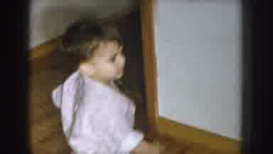 Nebraska USA (1957): A Boy Playing In The Room He Is Holding The Toy