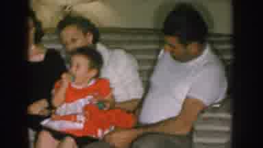 Nebraska USA (1957): Family Visiting During The Holidays