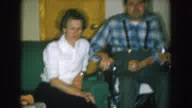 Nebraska USA (1957): The Three Persons Are Sitting And Talking Someone Persons