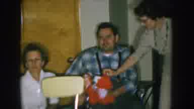 Nebraska USA (1957): Family Sits Down And Enjoys Each Others Company And Plays