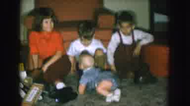 Nebraska USA (1957): Children Are Playing