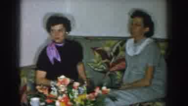 Nebraska USA (1957): 1960'S Or 1970'S Home Video In A Living Room With Relatives