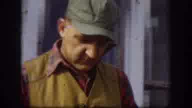 Kansas USA (1958): The Man Is Going With The Gun To The Forest For Hunting