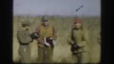 Kansas USA (1958): Five Men Shown Some Smoking Cigarettes Some Holding Shotguns