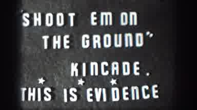 Kansas USA (1958): Board White Letters Grey Back Three Starts Eight Words Video