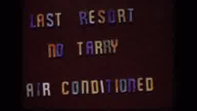 Kansas USA (1958): Magnet Letters On Smooth Red Surface Water And Bushes In Middle