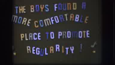 KANSAS USA-1958: The Boys Found A More Comfortable Place To Promote Regularity!
