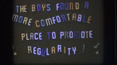 Kansas USA (1958): The Boys Found A More Comfortable Place To Promote Regularity