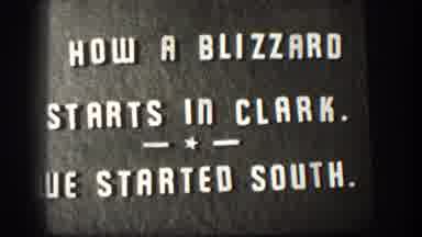 Kansas USA (1958): Blizzard In Clark Snow Railway