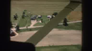 Nebraska USA (1958): Flying Above A Farm In A Plane