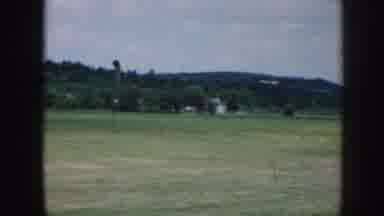 Nebraska USA (1958): The Airplane Was Landing In The Airport