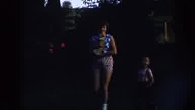 Nebraska USA (1958): A Mother And Her Son Go For A Walk