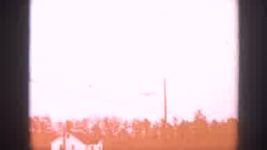 Nebraska USA (1958): Panoramic Image Of Wooded Area Under A Cloudy Sky Spotting A