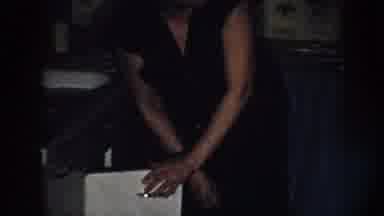 Nebraska USA (1958): The Lady Have To Do The Cleaning The Sink After Her Husband