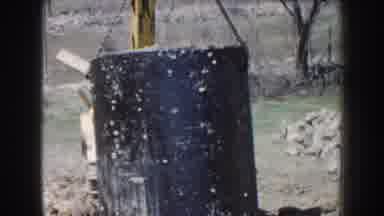 Nebraska USA (1959): Jcb Is Taking An Object From One Place To Another