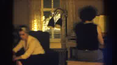 Nebraska USA (1959): The Family Members Are Site Inside Home And One Person Is