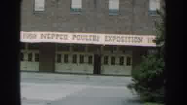 Nebraska USA (1959): A Video That Pans Over A Poultry Expedition Center And Then