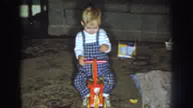 Nebraska USA (1959): The Baby Playing With Toys