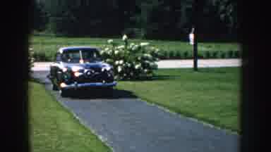 Nebraska USA (1959): The Car Is Riding The Road