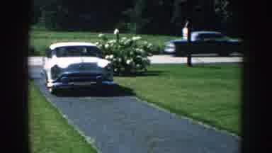 Nebraska USA (1959): A Man In The Car Is Coming To See His Friend