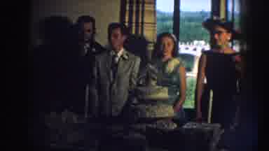Nebraska USA (1959): The People Was Celebrating The Someone Birthday And Waiting