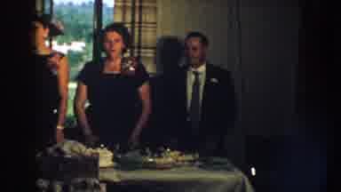 Nebraska USA (1959): Family Gathering Mother Feeding Infant Baby Good Milk Good