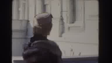 Washington DC USA-1960: Well Dressed Couple Standing In Front Of A Palace And