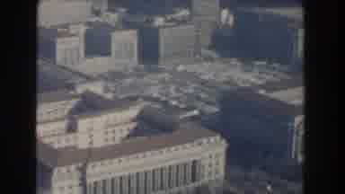 Washington DC USA (1960): Gray City Under Construction With Several Buildings And