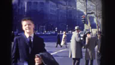 Washington DC USA (1960): A Man Starts Work On The First Day Being The Youngest