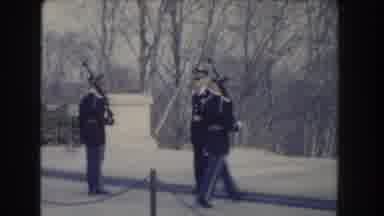 Washington DC USA (1960): Military Protocol In Washington Cemetery