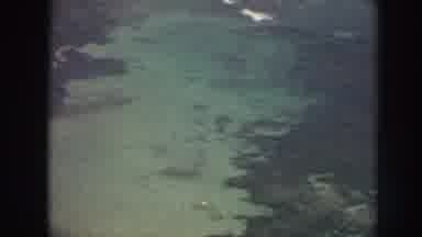 Hawaii USA (1961): People Swimming In Beautiful Rocky Ocean In The Day With Little