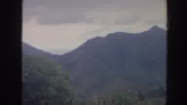 Hawaii USA (1961): Various Nature Shots Of Forest And Mountains With Clouds And