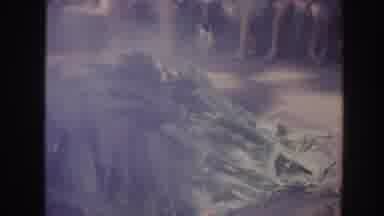 Hawaii USA (1961): Ritual Tradition Of Indigenous People Based On Fire
