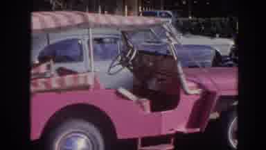 Hawaii USA (1961): Pink Car With Canvas Roof