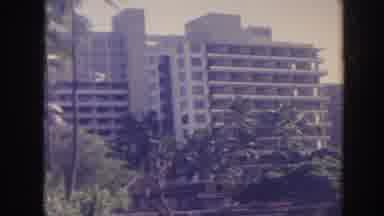 Hawaii USA (1961): Buildings Surrounded By Palm Trees