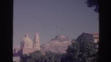 Hawaii USA (1961): Old Building With Mountains And Trees In The Background Very