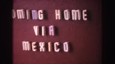 Hawaii USA (1961): Coming Home Via Mexico