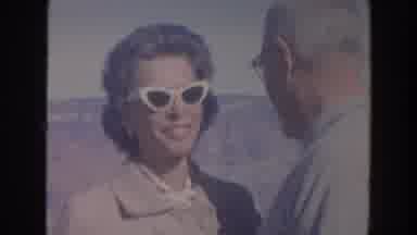 Arizona USA (1962): Two Person Going To The Picnic And They Are Very Happy