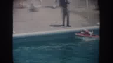 California USA (1962): Home Movie Clips Of Park With Fountains And A Pool With A