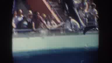 California USA (1962): Beautiful Sunny Day With An Enthusiastic Public